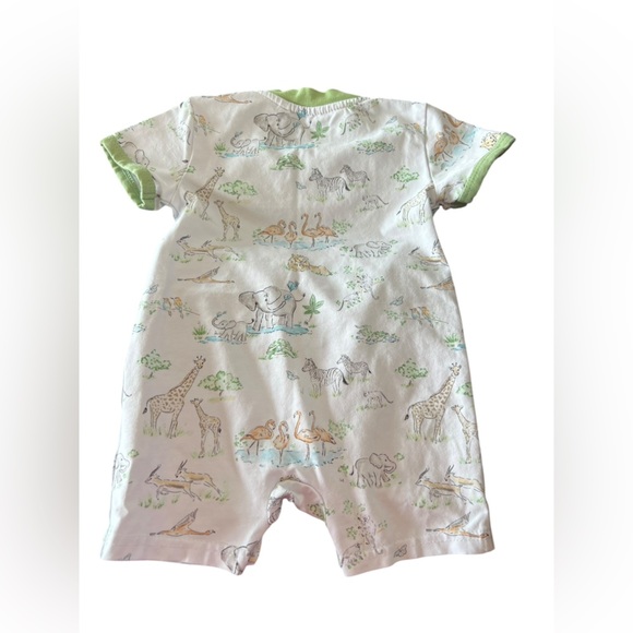 Trotter Street Baby Safari Animal Short Sleeve Romper in size 3 months - Picture 3 of 4